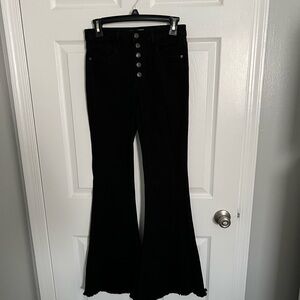 Black Flare Jeans